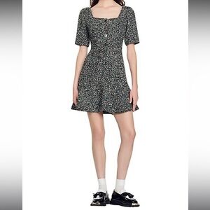 Sandro Hillary Tweed Mini dress
